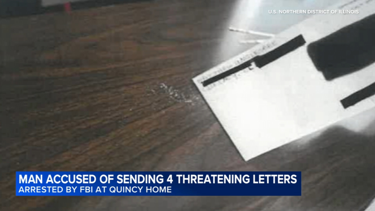 Man who allegedly sent white substance to members of Congress put his address on envelopes: DOJ
— Collegeville Community news